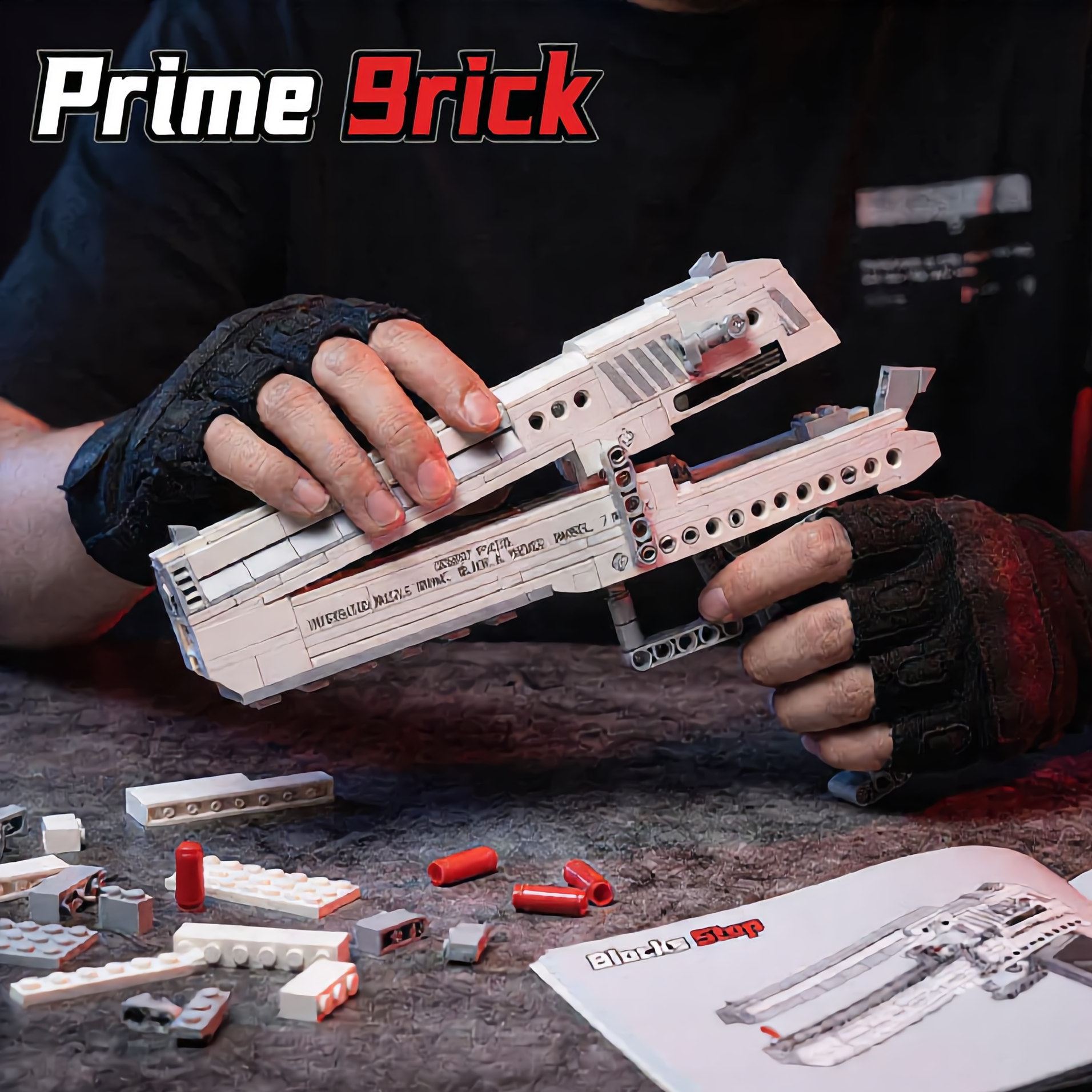 Desert Eagle pistol (408 brick pieces)