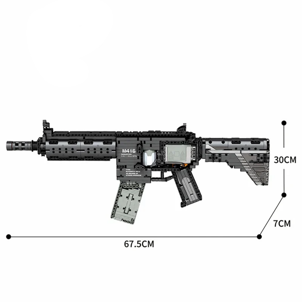 M416 Building Block Rifle (1101 pcs)