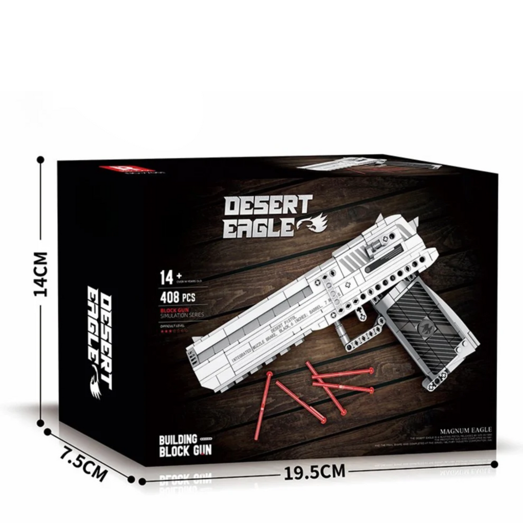 Desert Eagle pistol (408 brick pieces)