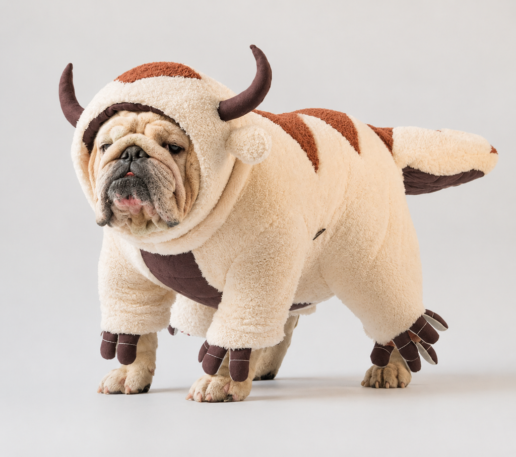 Sky Bison Costume - Appa Inspired Pet Outfit