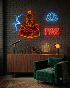Azula Lightning Bender LED Neon Sign