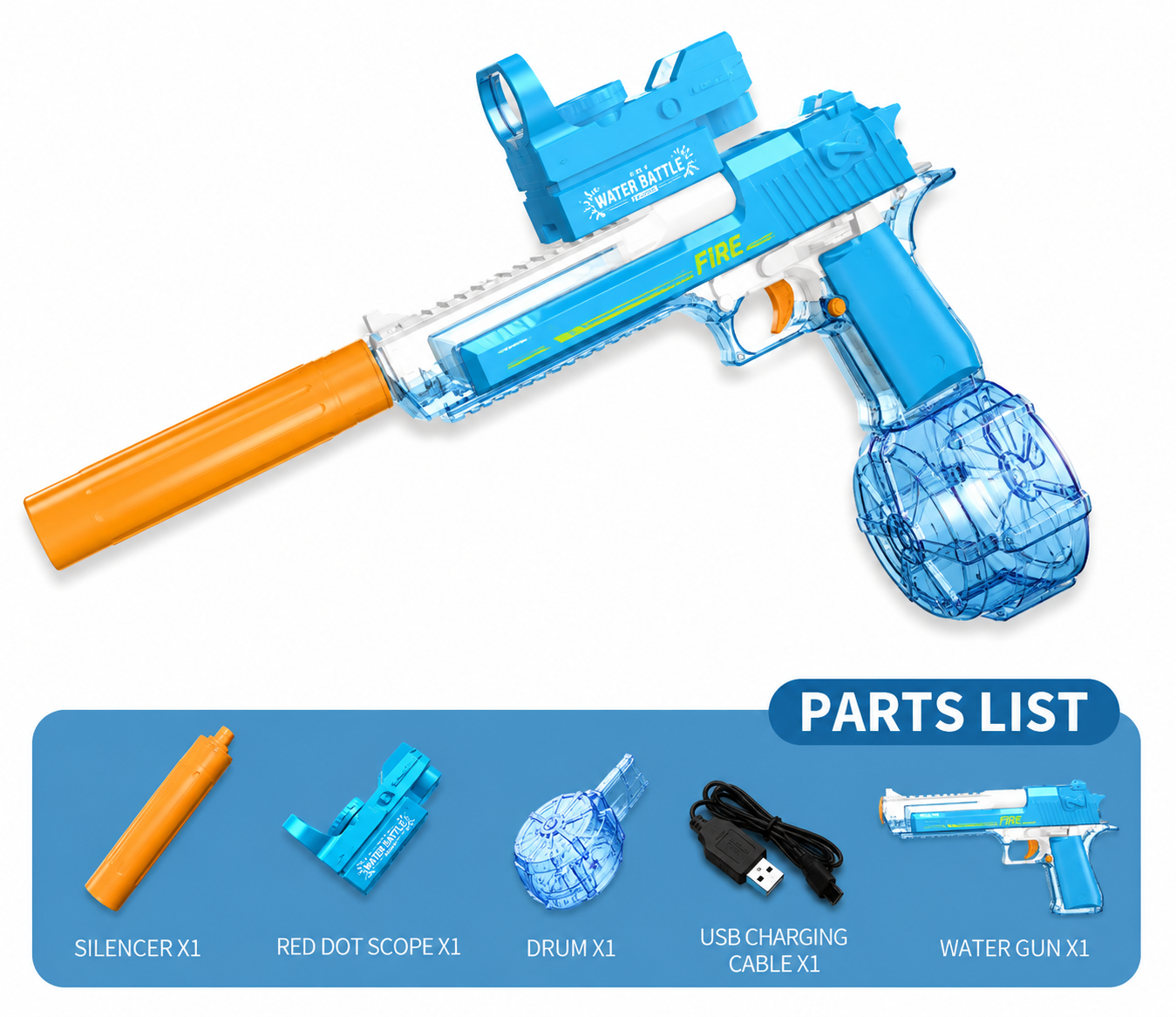 Raptor Aqua Shot Electric Gel Blaster