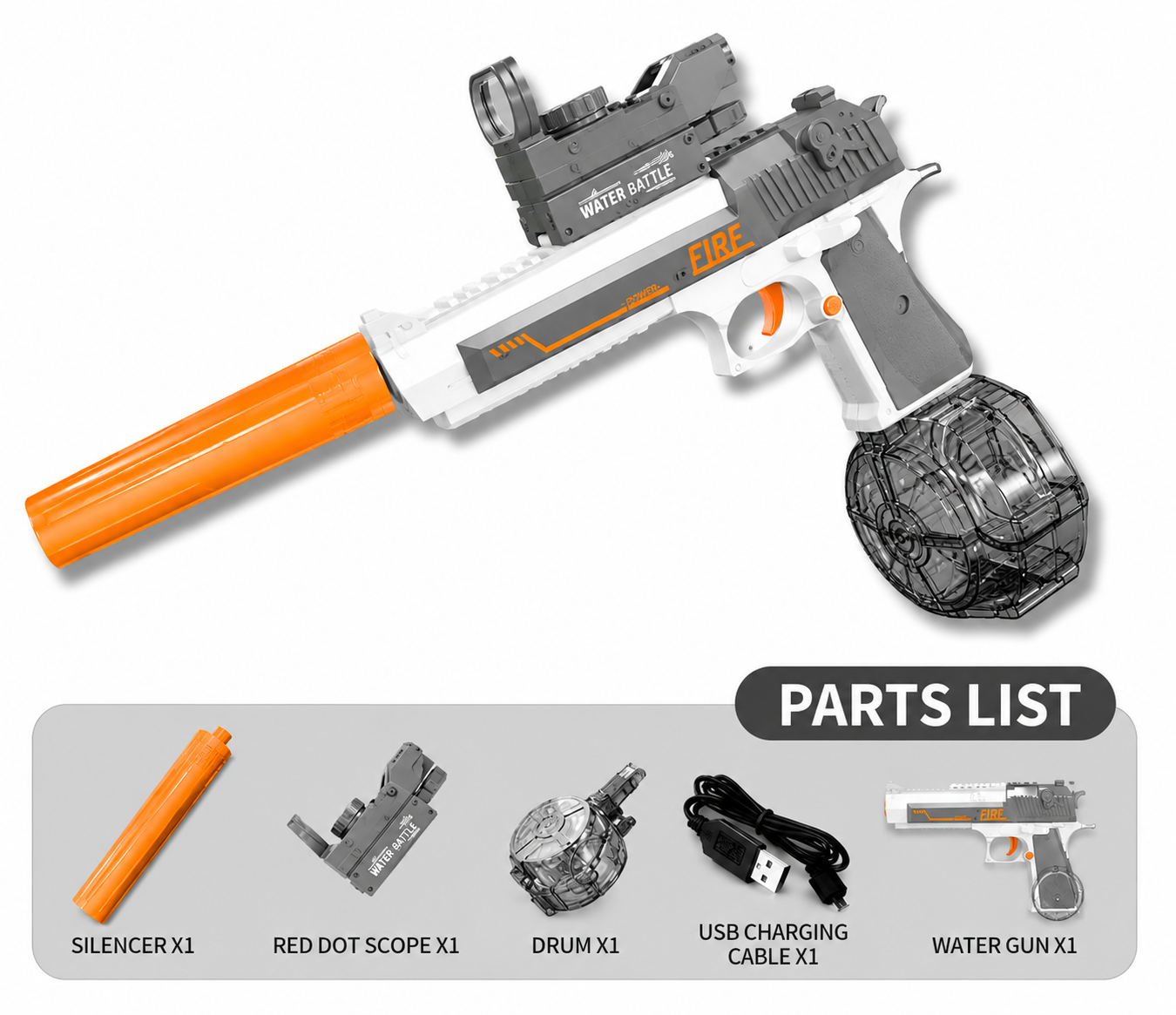 Raptor Aqua Shot Electric Gel Blaster