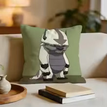 Avatar The Last Airbender Cushion Cover Short plush pillowcase for bed sofa car，washable