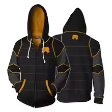 ♥ 2025 2020 New AVATAR Last Airbender APPA Cosplay Zipper Up Hooded Casual Hoodie Anime AV ★ Bear House