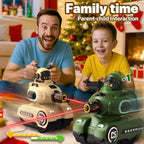 RC Battle Tanks 2‑Pack – Infrared Remote Control Combat Vehicles with Lights & Sounds for Kids