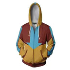 ♥ 2025 2020 New AVATAR Last Airbender APPA Cosplay Zipper Up Hooded Casual Hoodie Anime AV ★ Bear House