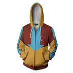 ♥ 2025 2020 New AVATAR Last Airbender APPA Cosplay Zipper Up Hooded Casual Hoodie Anime AV ★ Bear House