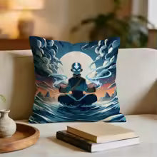 Avatar The Last Airbender Cushion Cover Short plush pillowcase for bed sofa car，washable