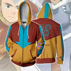♥ 2025 2020 New AVATAR Last Airbender APPA Cosplay Zipper Up Hooded Casual Hoodie Anime AV ★ Bear House