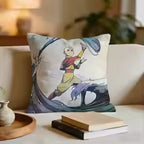 Avatar The Last Airbender Cushion Cover Short plush pillowcase for bed sofa car，washable