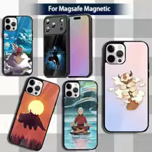A-Avatar A-Appa AangS Phone Case For iPhone 13,12,15,17,11,16,14,Pro,Max,Plus,Mini,Magsafe,Magnetic Wireless Charging Case