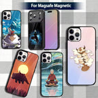 A-Avatar A-Appa AangS Phone Case For iPhone 13,12,15,17,11,16,14,Pro,Max,Plus,Mini,Magsafe,Magnetic Wireless Charging Case