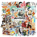 50Pcs Avatar The Last Airbender Stickers Appa DIY Stickers Scrapbooking Phone Luggage Skateboard Decorative Waterproof Decals