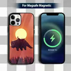 A-Avatar A-Appa AangS Phone Case For iPhone 13,12,15,17,11,16,14,Pro,Max,Plus,Mini,Magsafe,Magnetic Wireless Charging Case