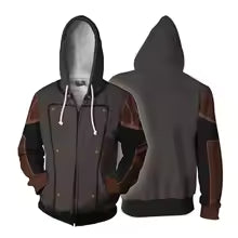 ♥ 2025 2020 New AVATAR Last Airbender APPA Cosplay Zipper Up Hooded Casual Hoodie Anime AV ★ Bear House
