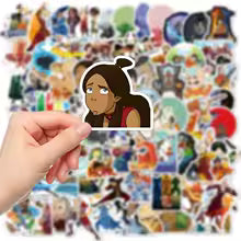 50Pcs Avatar The Last Airbender Stickers Appa DIY Stickers Scrapbooking Phone Luggage Skateboard Decorative Waterproof Decals