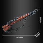 98K Tactical Brick Rifle — Functional Brick Maquette (1206 pieces)