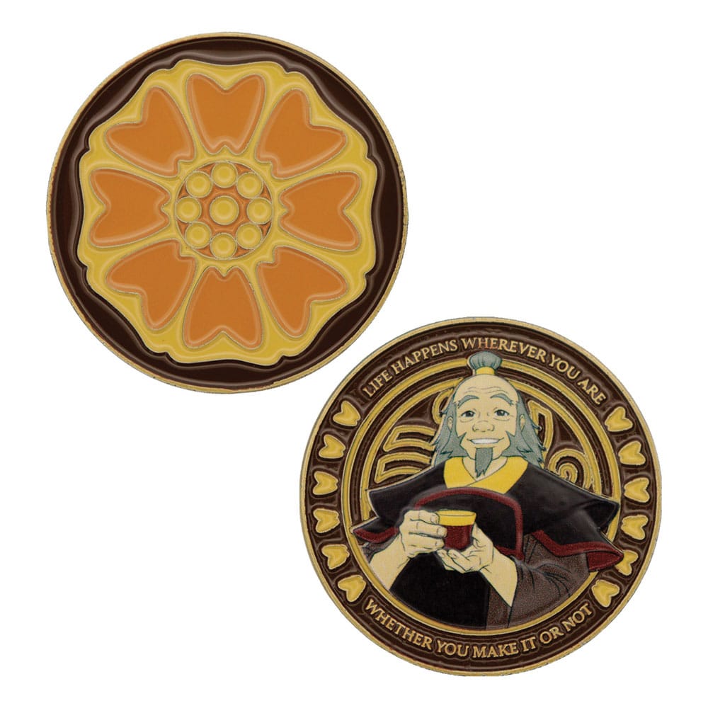 Official Iroh Limited Edition coin collectible from Avatar The Last Airbender