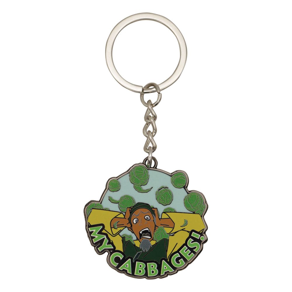 Close-up of The Last Airbender Cabbage Merchant Limited Edition keychain