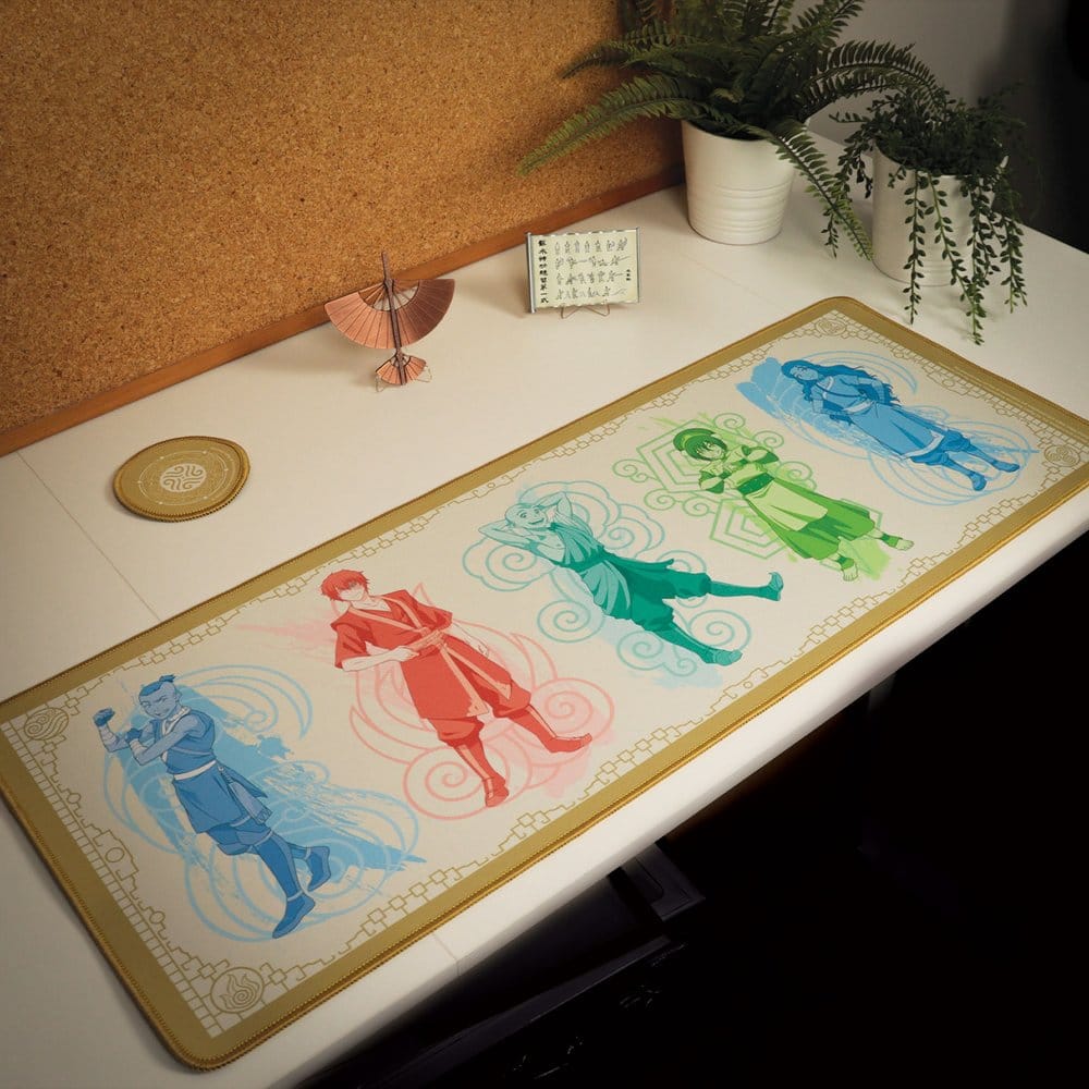 Display your love for Aang's world with the Avatar: The Last Airbender Desk Organizer & Coaster Set Elements.