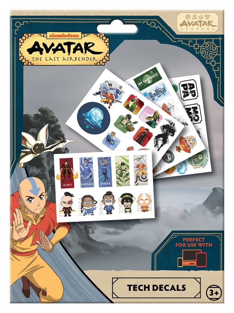 Avatar: The Last Airbender official character technology stickers