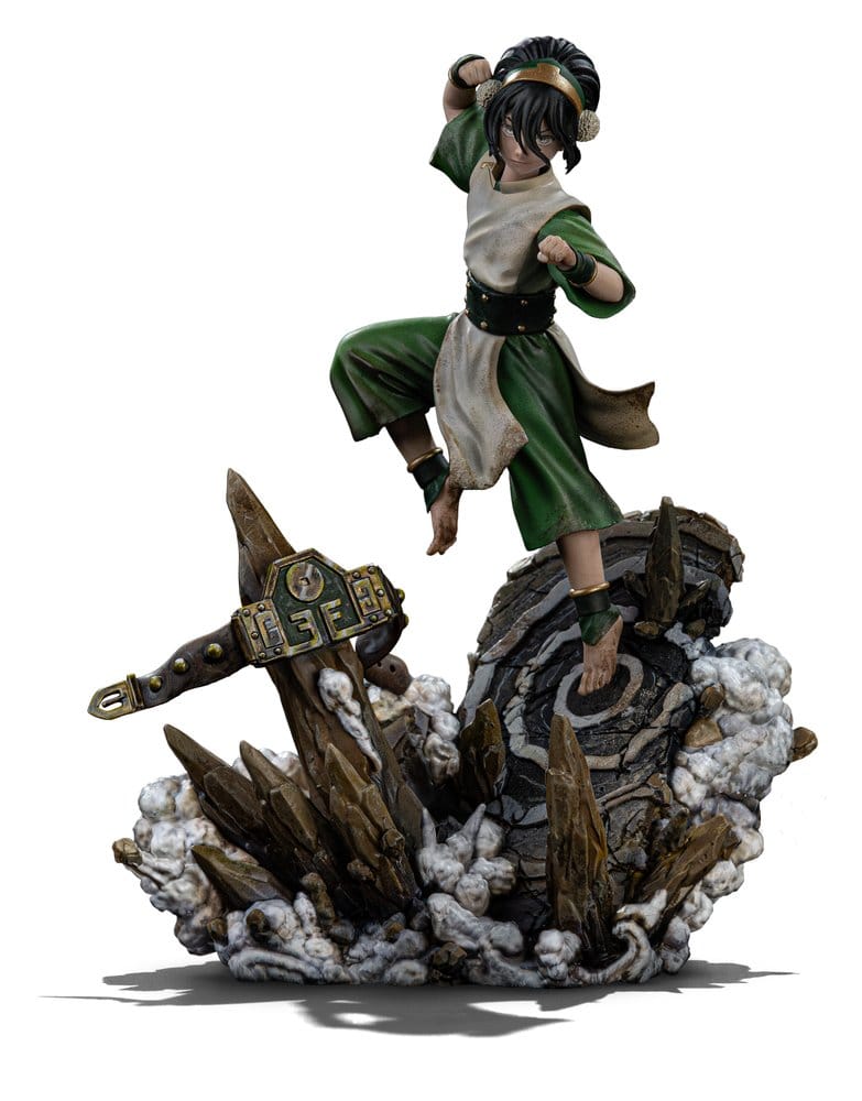 Avatar: The Last Airbender art scale statue of Toph, 20 cm tall, figurine