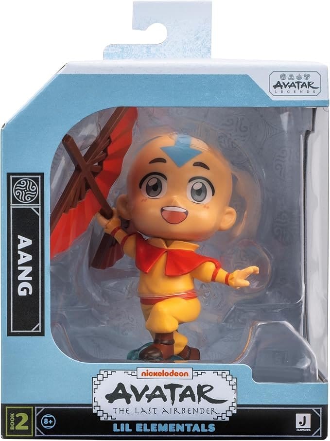 Avatar: The Last Airbender Kawaii Miniature Aang Figure, 10 cm, detailed figurine