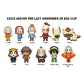 3D Avatar The Last Airbender PVC bag clips display set