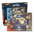 Explore the world of Avatar: The Last Airbender with a 1000-piece jigsaw puzzle map.
