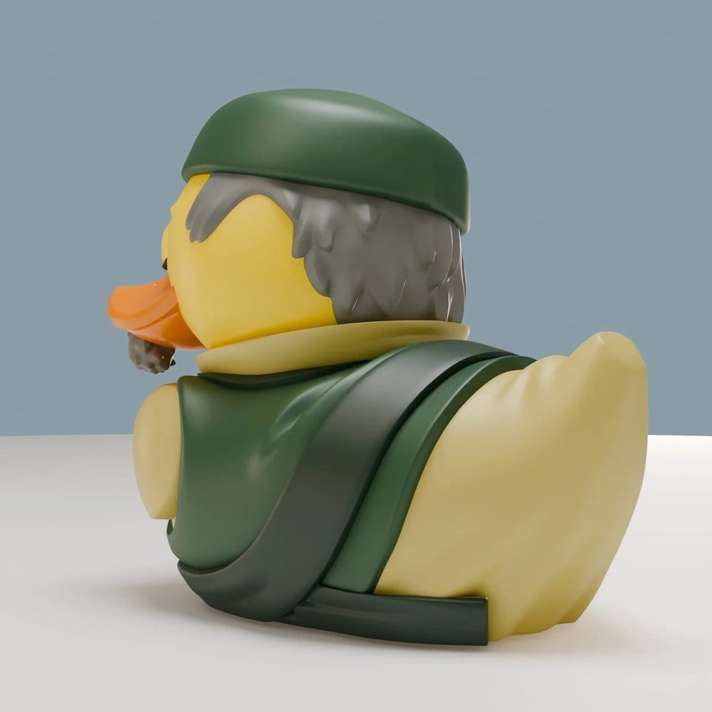 Close-up of Avatar The Last Airbender Cabbage Merchant PVC collectible figure