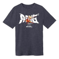 Aang pose t-shirt inspired by Avatar: The Last Airbender, featuring Aang in various sizes.