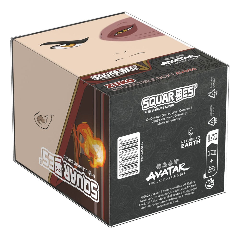 Close-up of Zuko collectible figure from Squaroes Avatar: The Last Airbender AV006