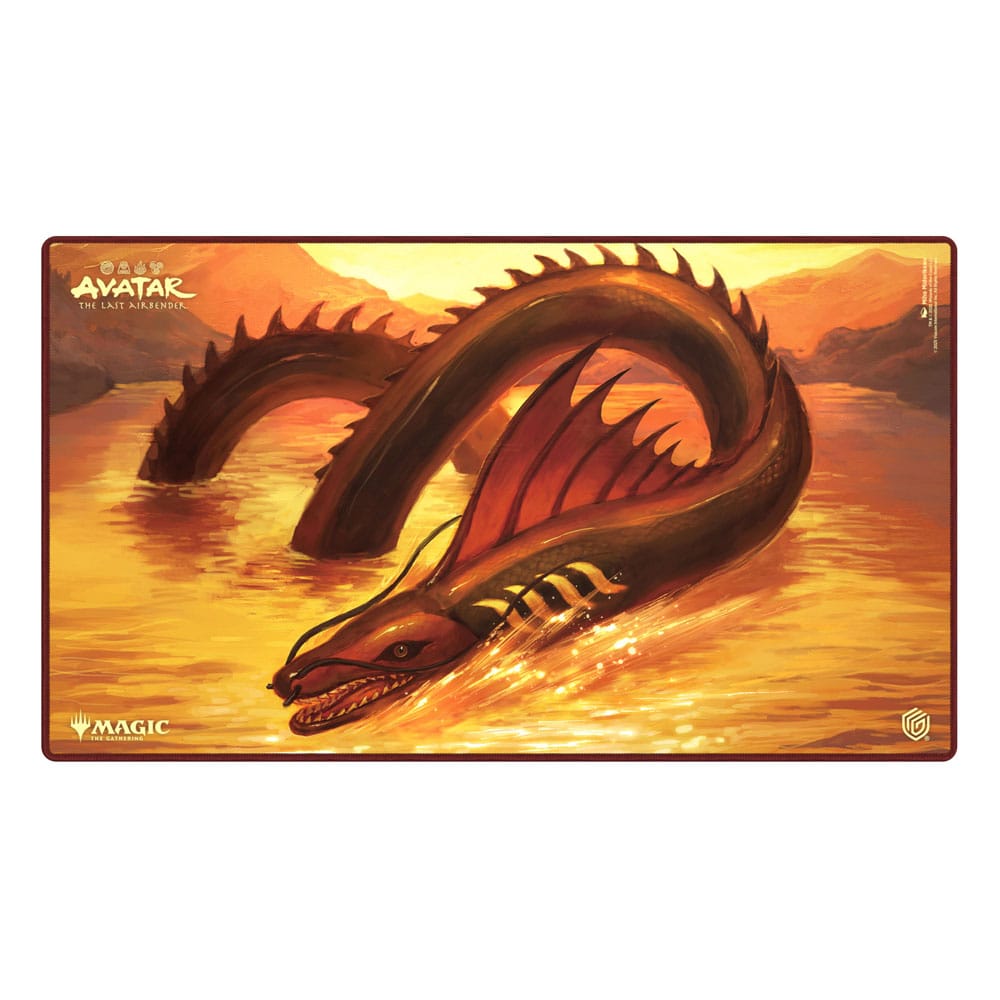 Authentic Ultimate Guard Playmat for Magic: The Gathering games, featuring Avatar: The Last Airbender Blue artwork and design