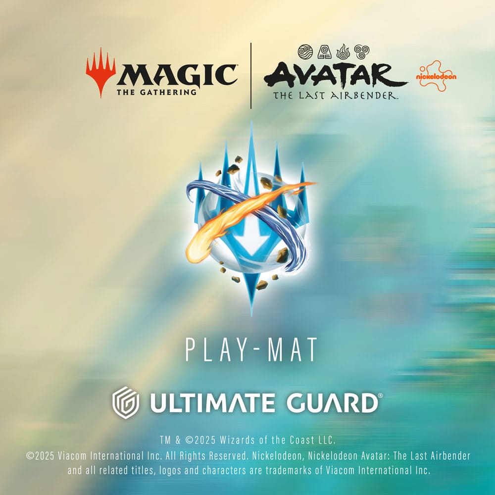 Official Magic: The Gathering playmat featuring "Avatar: The Last Airbender" artwork