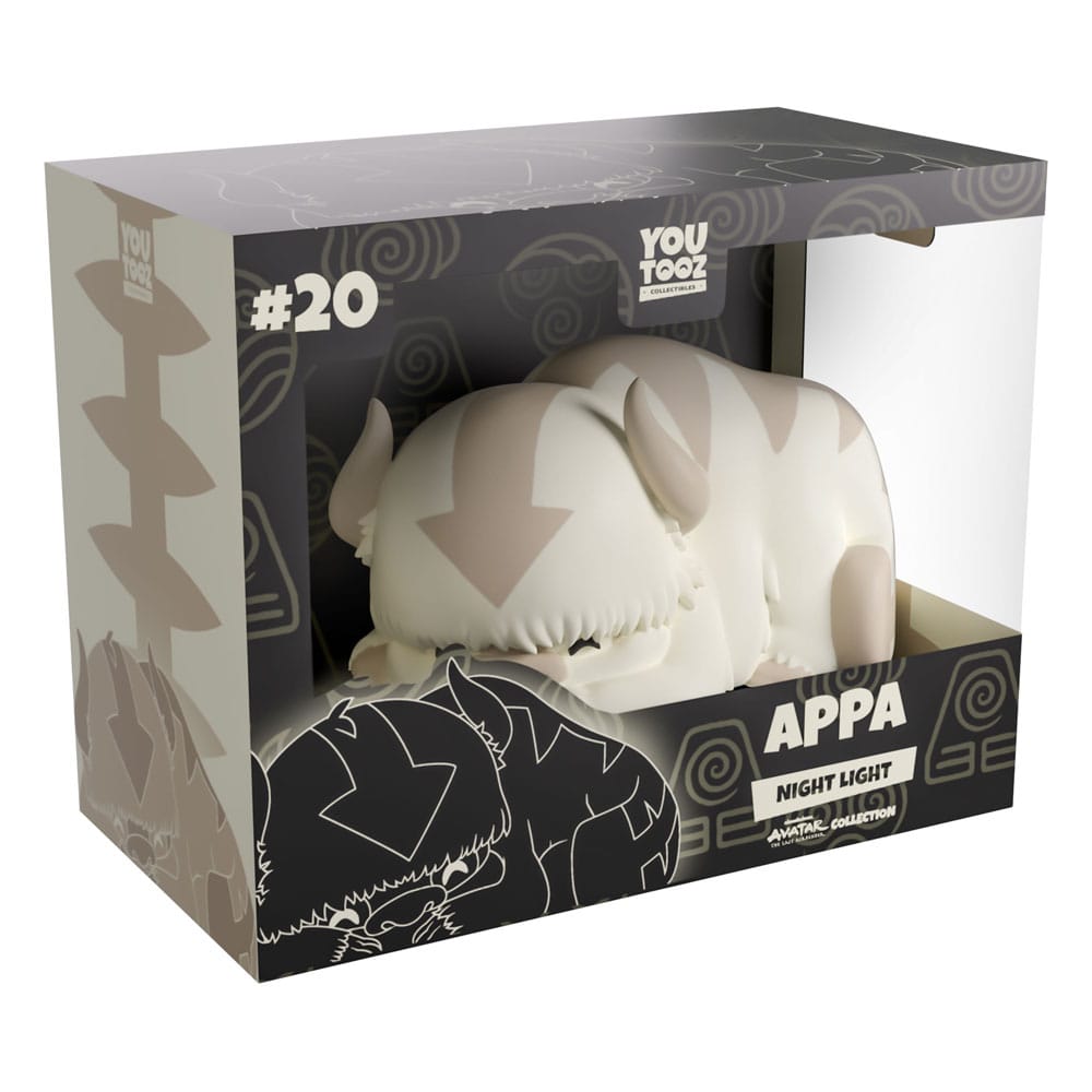 Close-up of the Avatar: The Last Airbender Appa nightlight, an 8 cm LED light with gentle illumination.