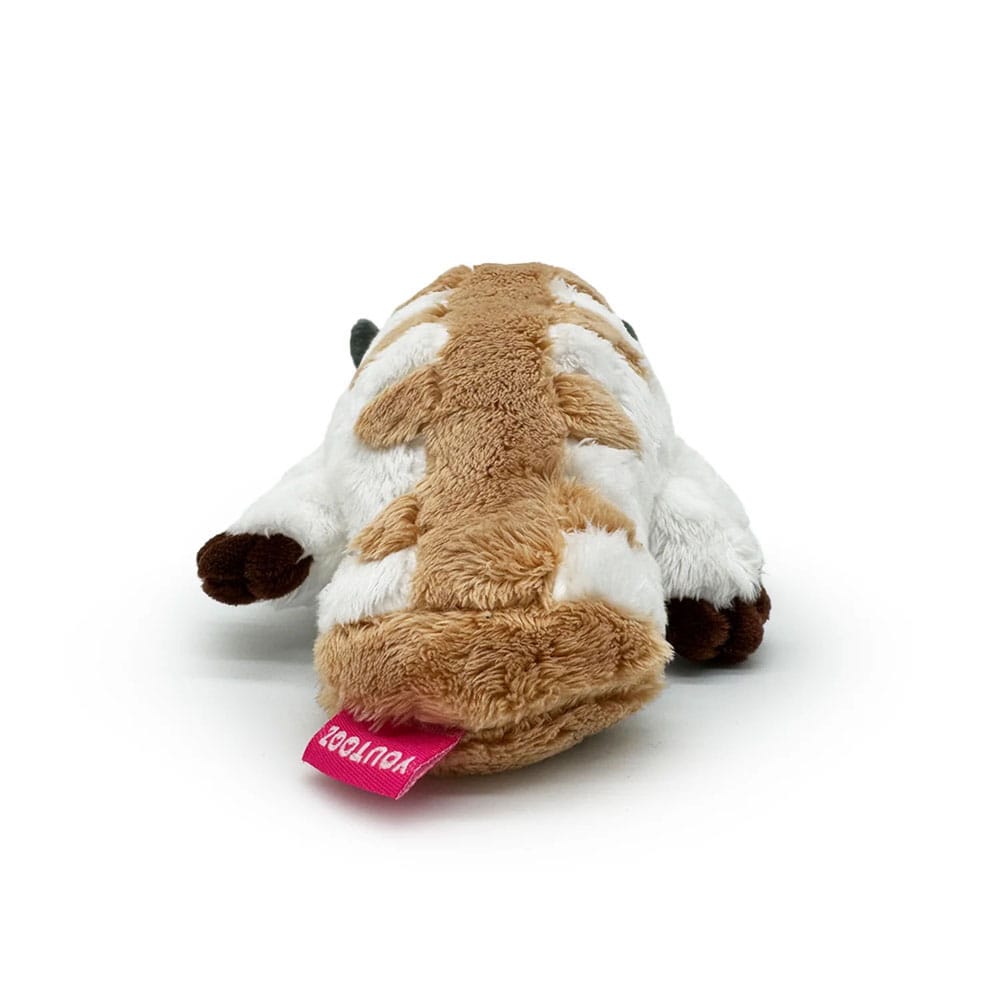 Close-up of the Avatar: The Last Airbender Appa plush figure as a shoulder rider